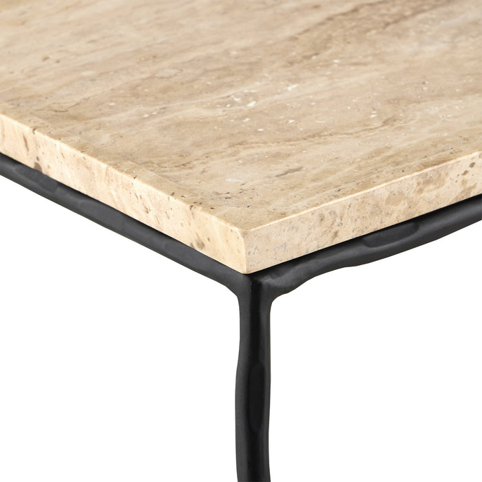 Currey and Company 4000-0137 Console Table, Natural/Black
