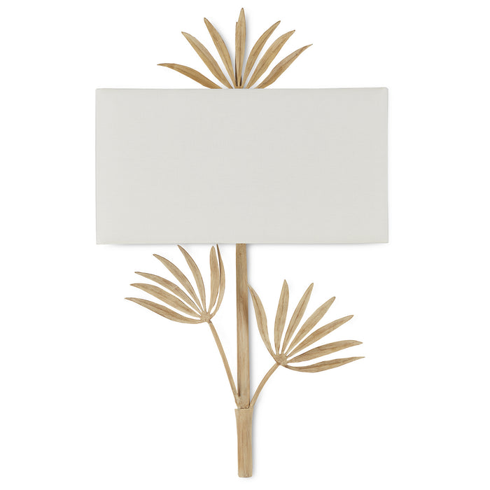 Currey and Company 5900-0049 One Light Wall Sconce, Coco Cream