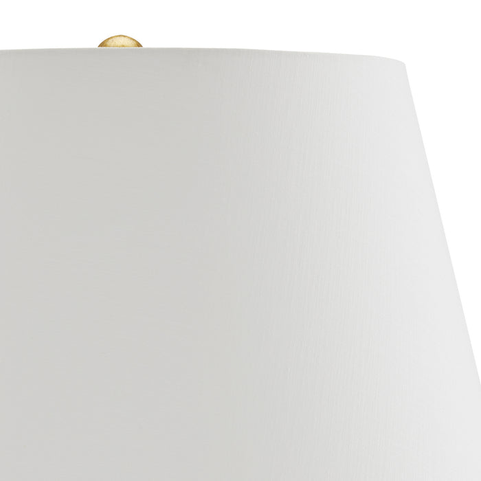 Currey and Company 6000-0793 One Light Table Lamp, Blue/White/Gold Leaf