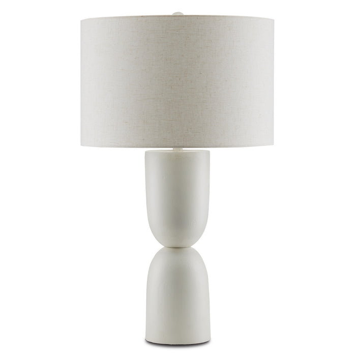 Currey and Company 6000-0794 One Light Table Lamp, White