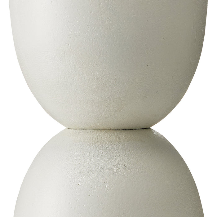 Currey and Company 6000-0794 One Light Table Lamp, White