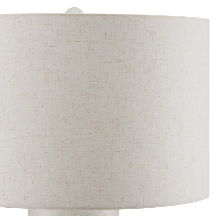 Currey and Company 6000-0794 One Light Table Lamp, White