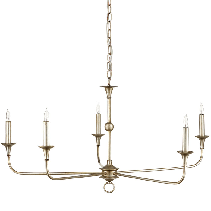 Currey and Company 9000-0933 Five Light Chandelier, Champagne