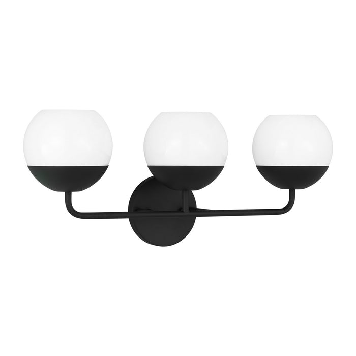 Visual Comfort Studio 4468103-112 Three Light Bath Vanity, Midnight Black