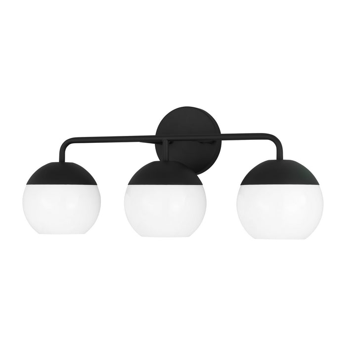 Visual Comfort Studio 4468103-112 Three Light Bath Vanity, Midnight Black