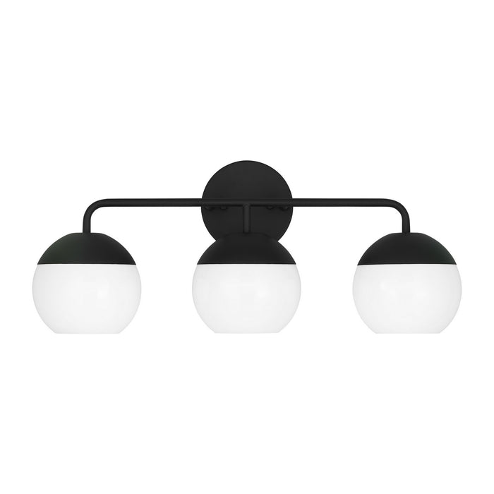 Visual Comfort Studio 4468103-112 Three Light Bath Vanity, Midnight Black