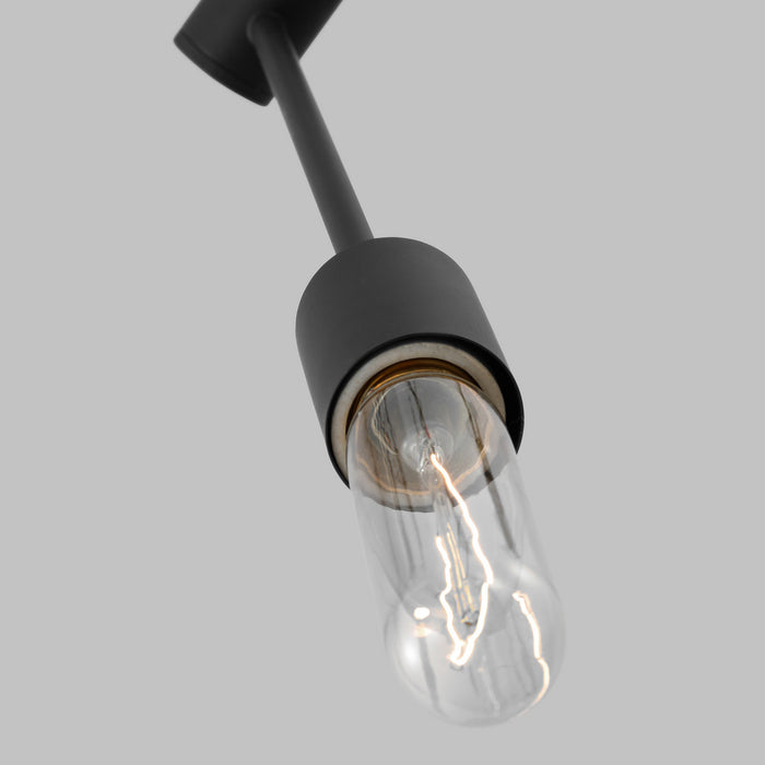 Visual Comfort Studio 3100506-112 Six Light Chandelier, Midnight Black