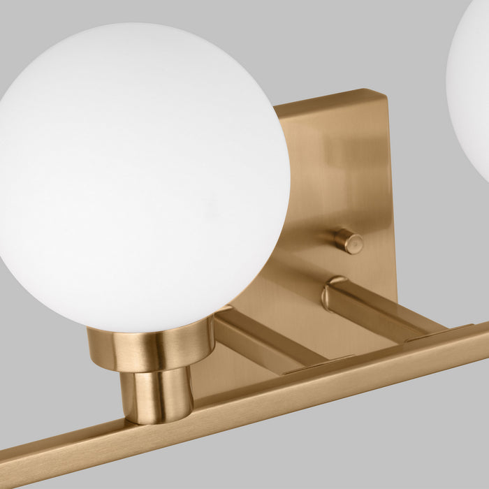 Visual Comfort Studio 4461604-848 Four Light Bath Vanity, Satin Brass