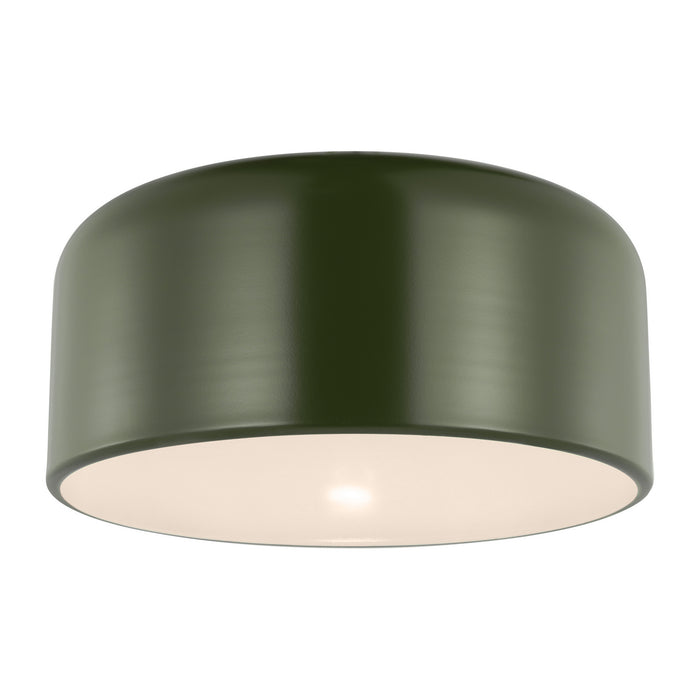 Visual Comfort Studio 7605401EN3-145 LED Flush Mount, Olive