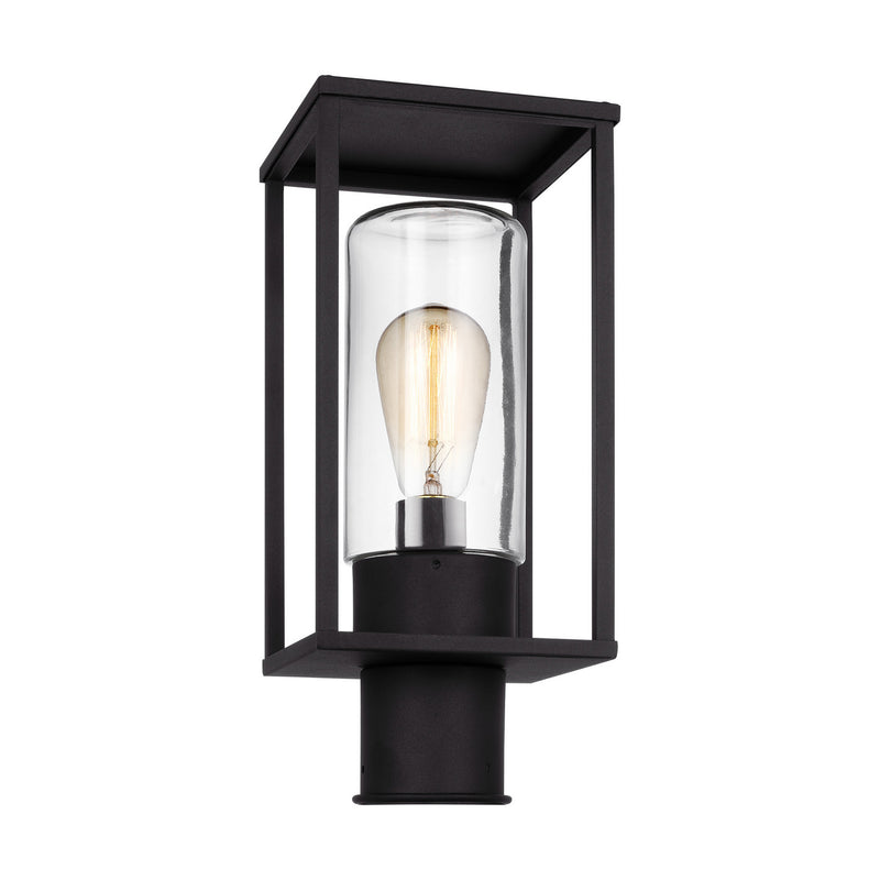 Visual Comfort Studio 8231101-12 One Light Outdoor Post Lantern, Black