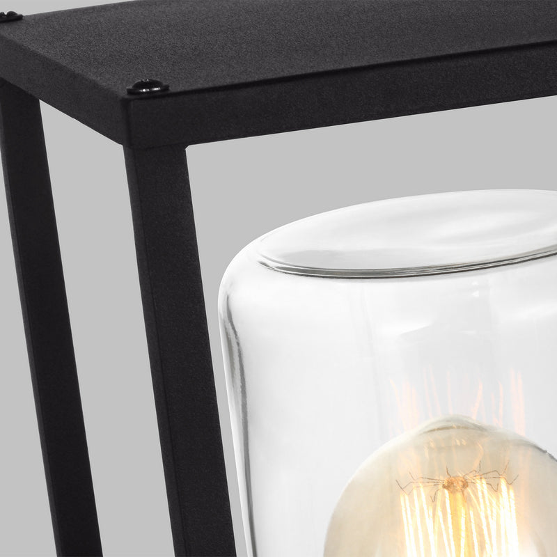 Visual Comfort Studio 8231101-12 One Light Outdoor Post Lantern, Black