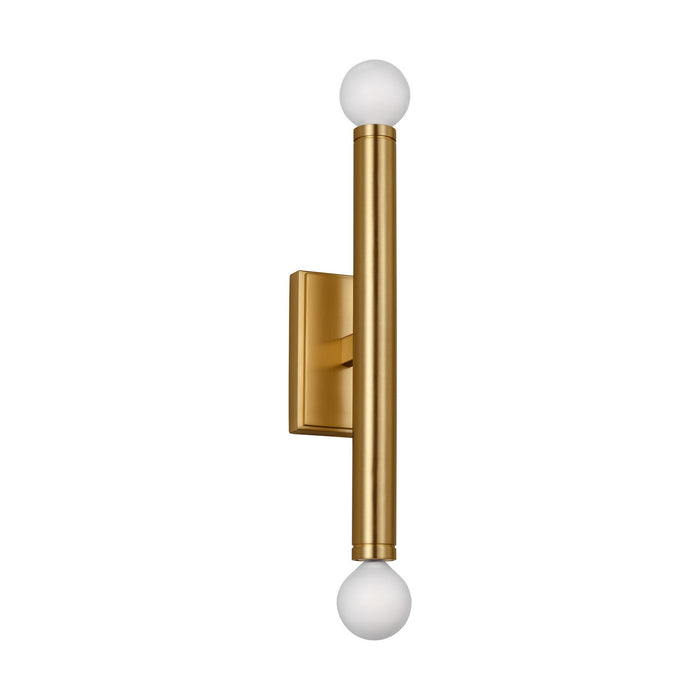 Visual Comfort Studio TW1122BBS Two Light Wall Sconce, Burnished Brass