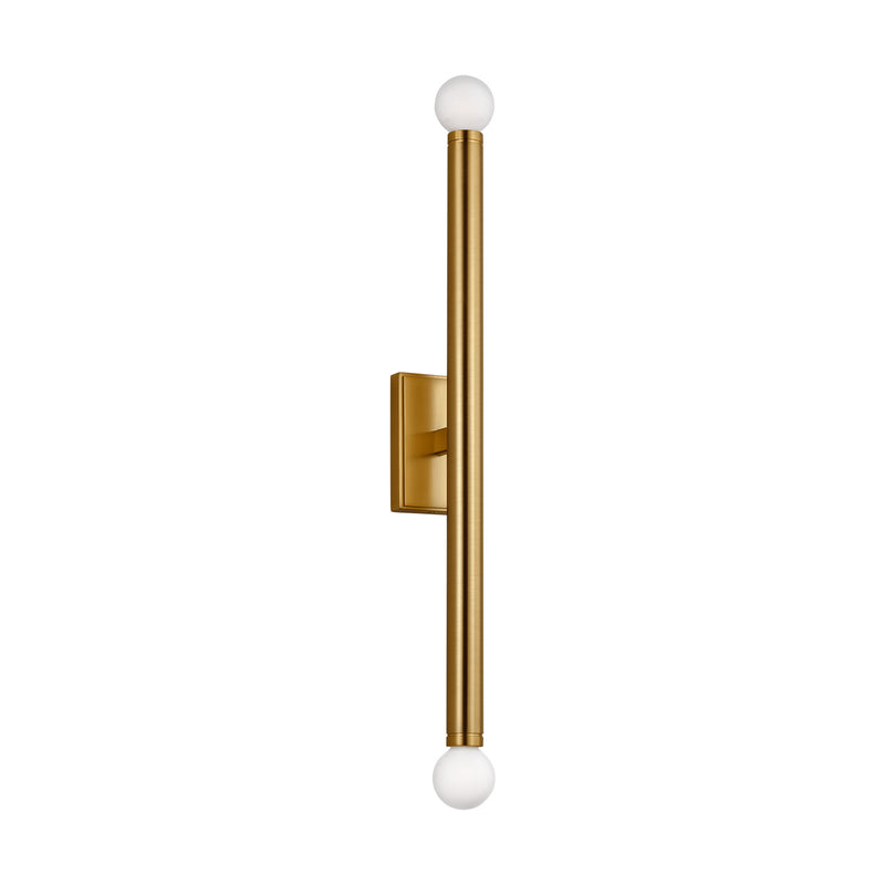 Visual Comfort Studio TW1132BBS Two Light Wall Sconce, Burnished Brass