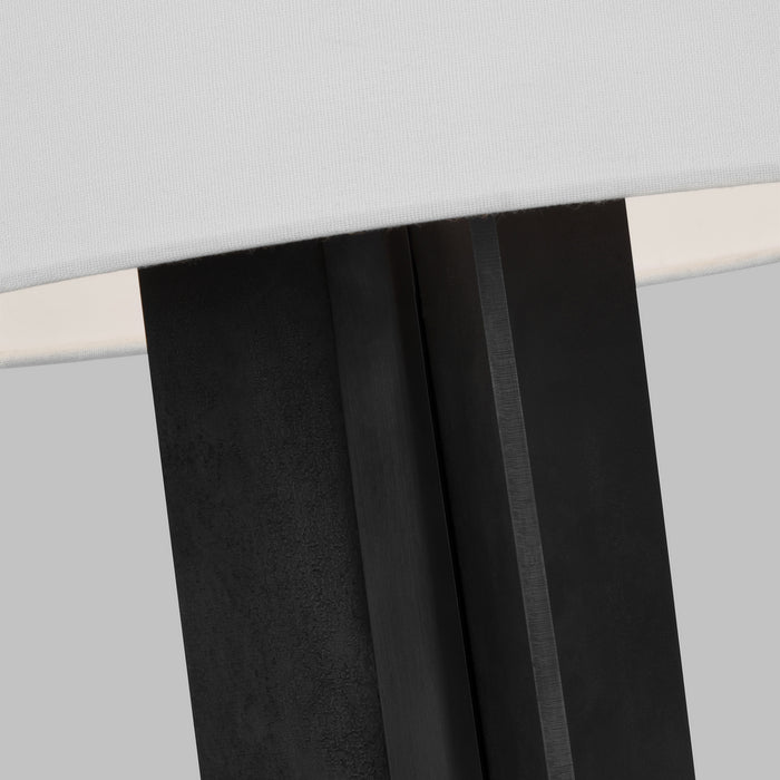 Visual Comfort Studio ET1491AI1 LED Table Lamp, Aged Iron