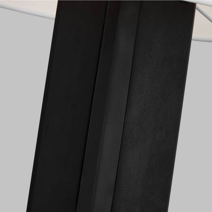 Visual Comfort Studio ET1491AI1 LED Table Lamp, Aged Iron