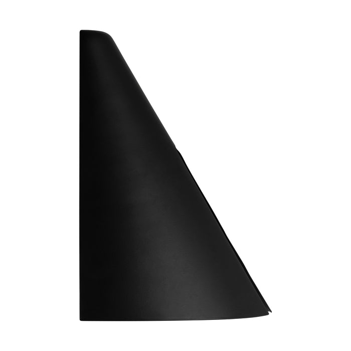 Visual Comfort Studio KW1141MBKBBS-L1 LED Wall Sconce, Midnight Black and Burnished Brass
