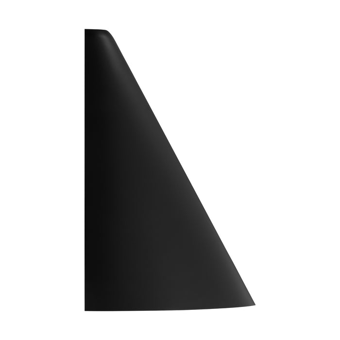 Visual Comfort Studio KW1151MBKBBS-L1 LED Wall Sconce, Midnight Black and Burnished Brass