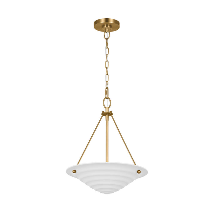 Visual Comfort Studio AP1202TXW Two Light Pendant, Textured White