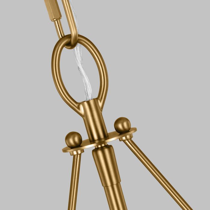 Visual Comfort Studio AP1202TXW Two Light Pendant, Textured White