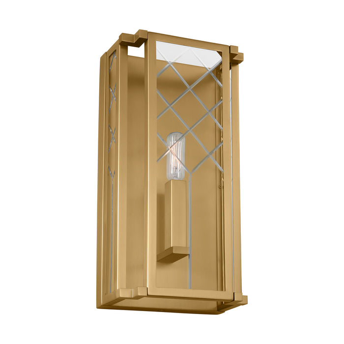 Visual Comfort Studio AW1161BBS One Light Wall Sconce, Burnished Brass