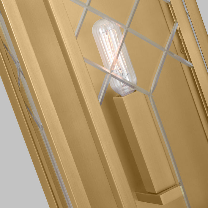 Visual Comfort Studio AW1161BBS One Light Wall Sconce, Burnished Brass