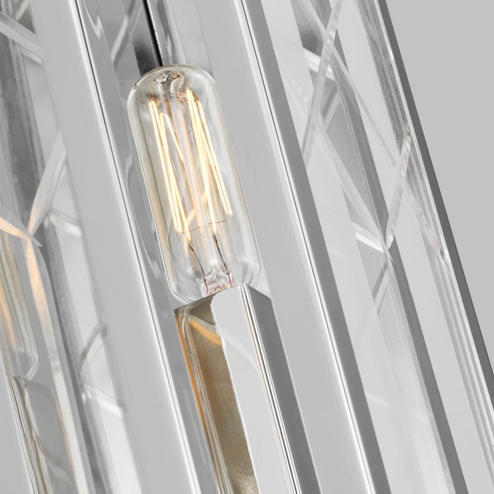 Visual Comfort Studio AW1161PN One Light Wall Sconce, Polished Nickel