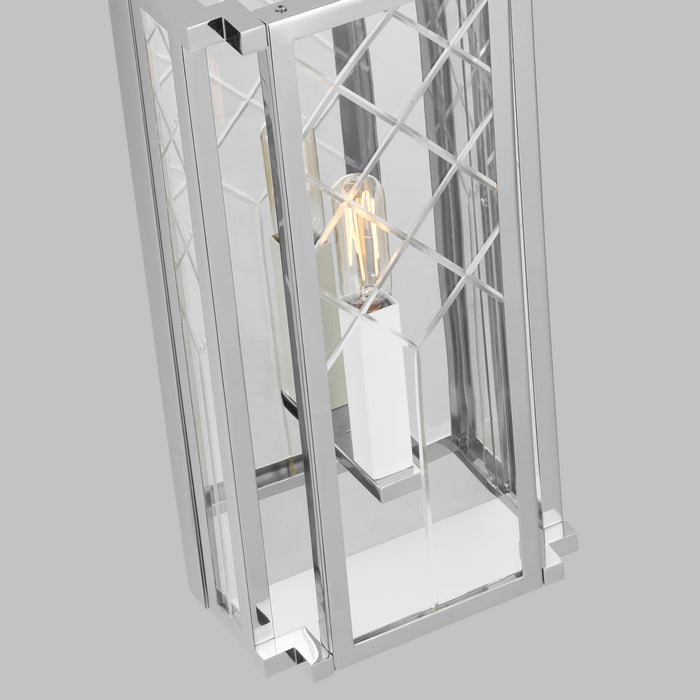 Visual Comfort Studio AW1161PN One Light Wall Sconce, Polished Nickel