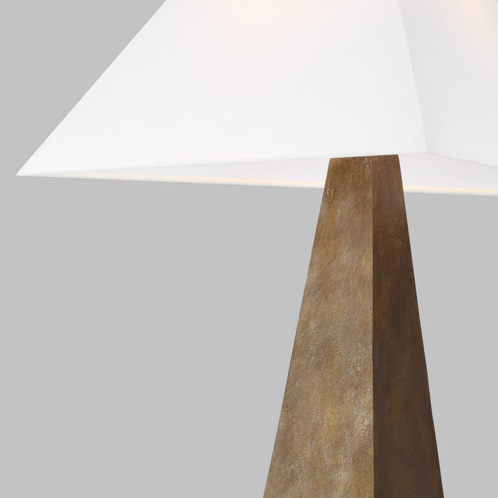 Visual Comfort Studio KT1371ADB1 LED Table Lamp, Antique Gild