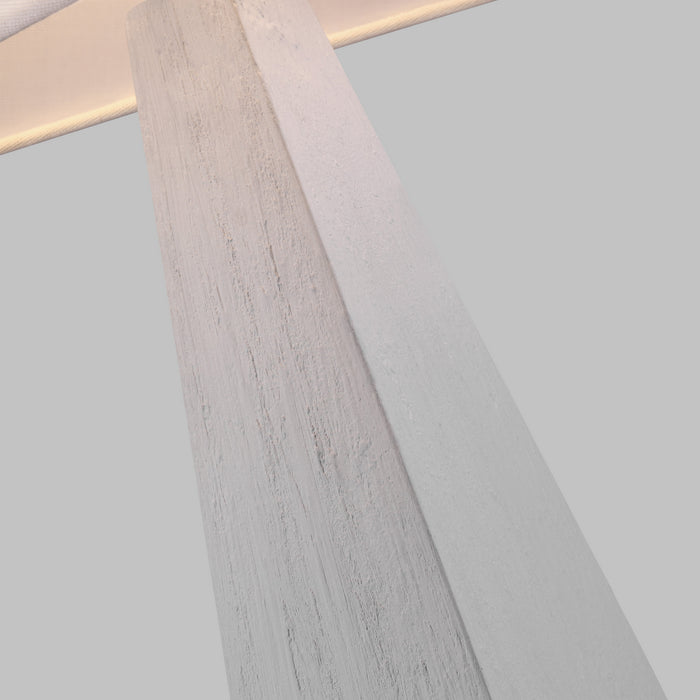 Visual Comfort Studio KT1371MWT1 LED Table Lamp, Matte White