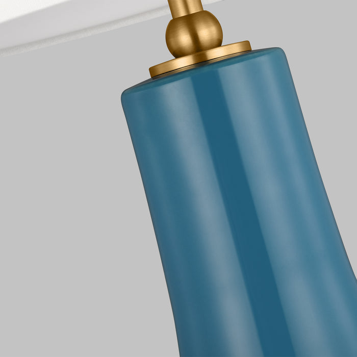 Visual Comfort Studio TT1231LAQ1 LED Table Lamp, Lucent Aqua