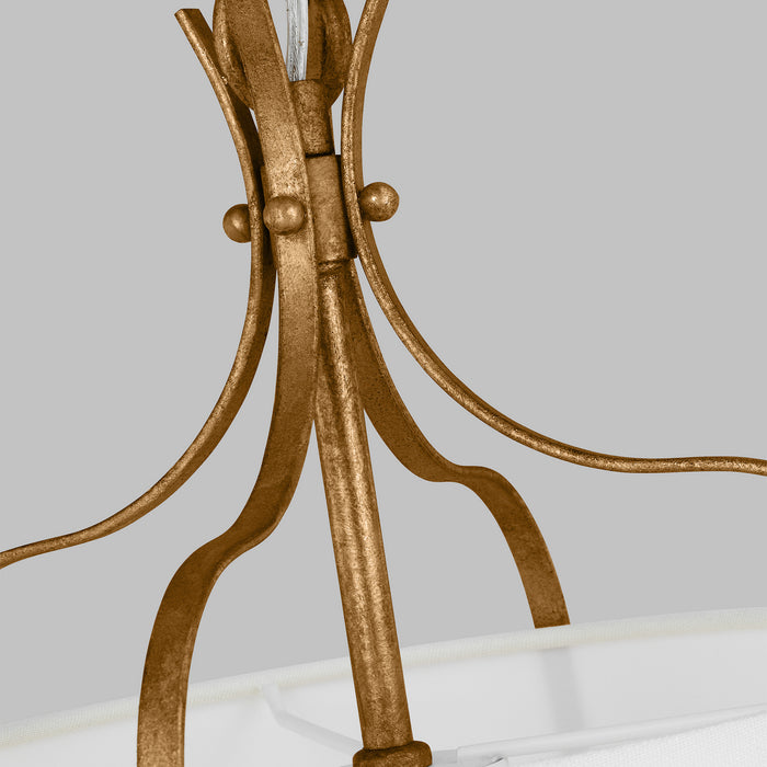 Visual Comfort Studio AP1241ADB One Light Pendant, Antique Gild