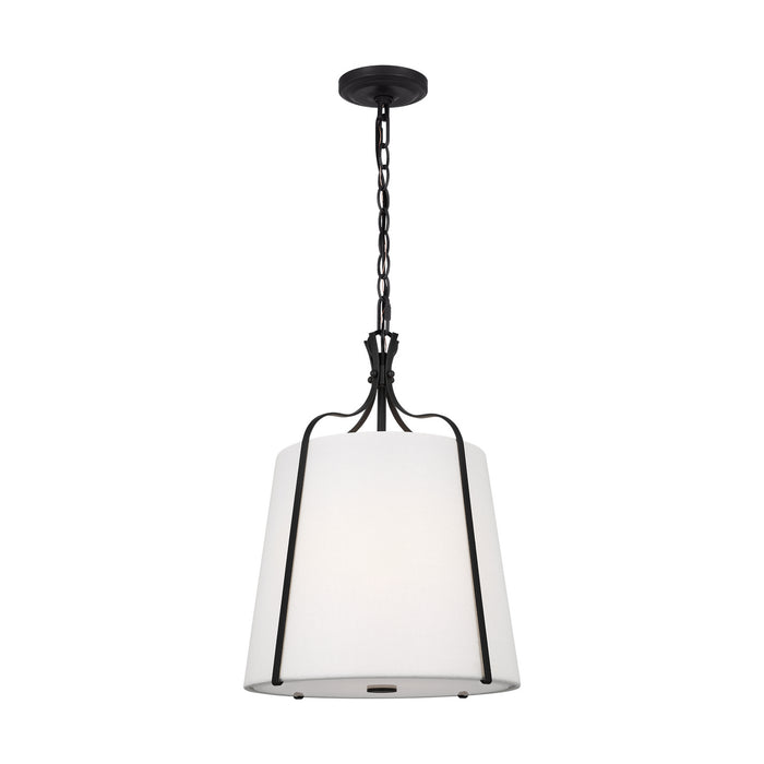 Visual Comfort Studio AP1241SMS One Light Pendant, Smith Steel