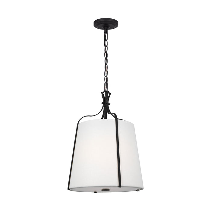 Visual Comfort Studio AP1241SMS One Light Pendant, Smith Steel