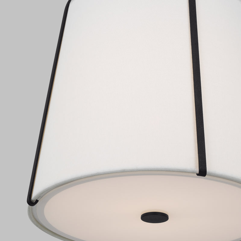 Visual Comfort Studio AP1241SMS One Light Pendant, Smith Steel