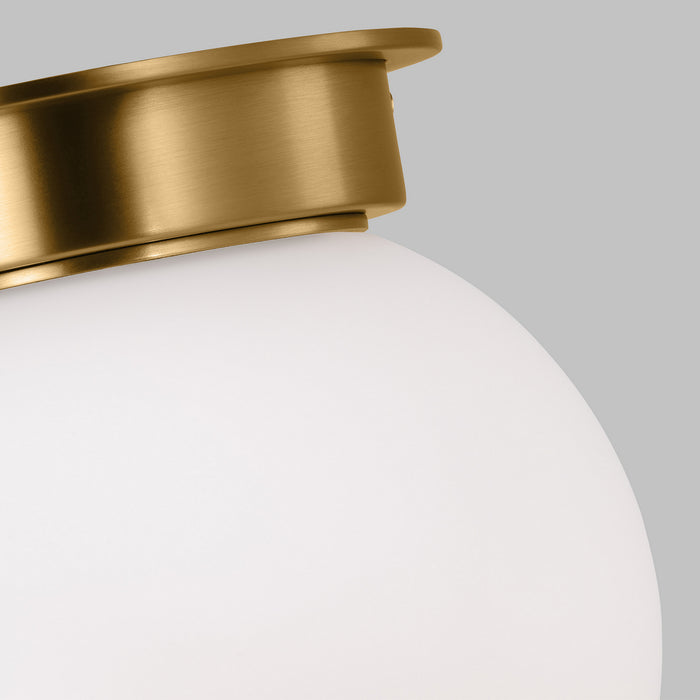 Visual Comfort Studio KF1101BBS One Light Flush Mount, Burnished Brass