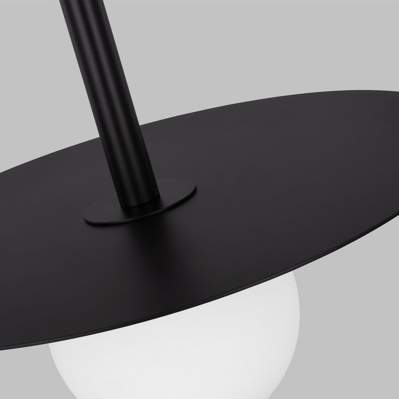 Visual Comfort Studio KP1141MBK One Light Pendant, Midnight Black