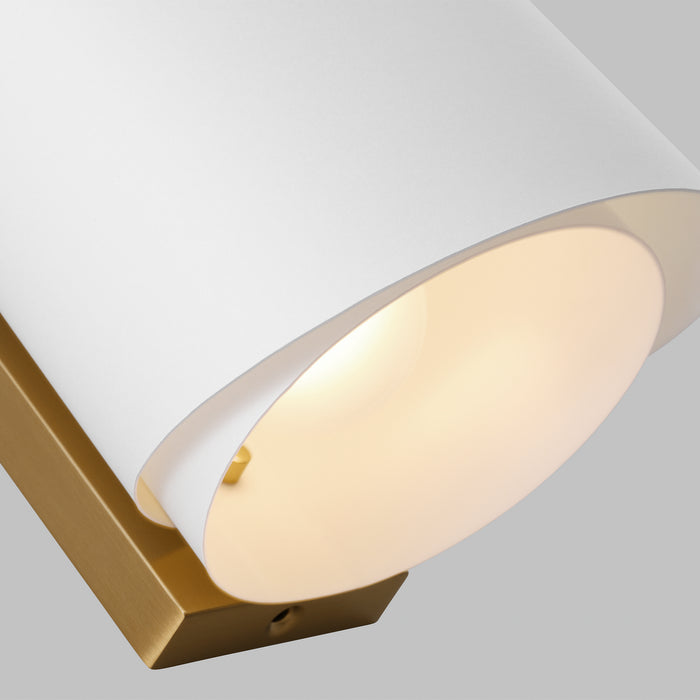 Visual Comfort Studio EW1171BBS LED Wall Sconce, Burnished Brass