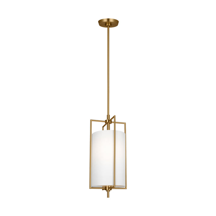 Visual Comfort Studio CP1401BBS One Light Pendant, Burnished Brass