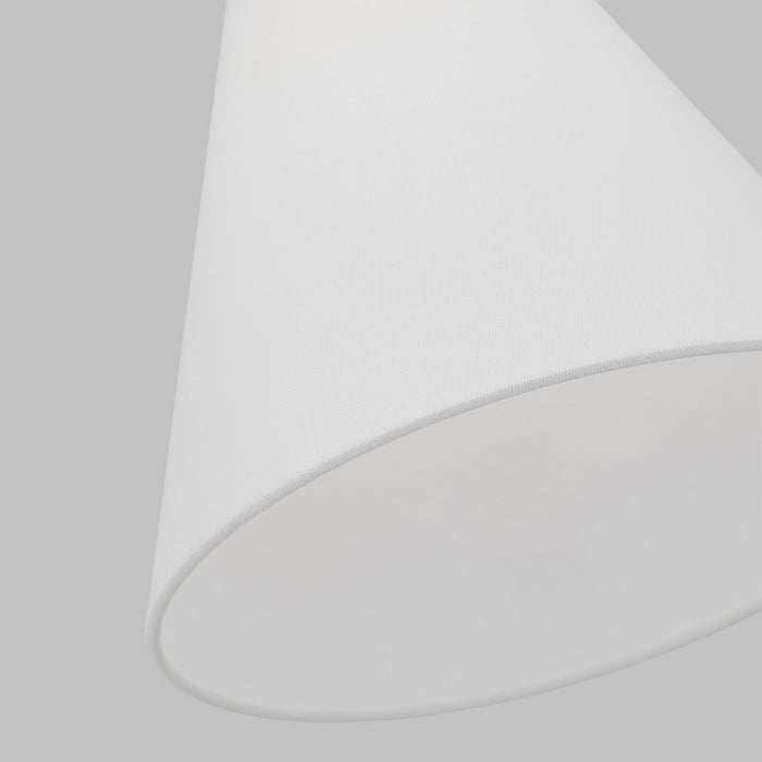 Visual Comfort Studio AEP1041BBS One Light Pendant, Burnished Brass