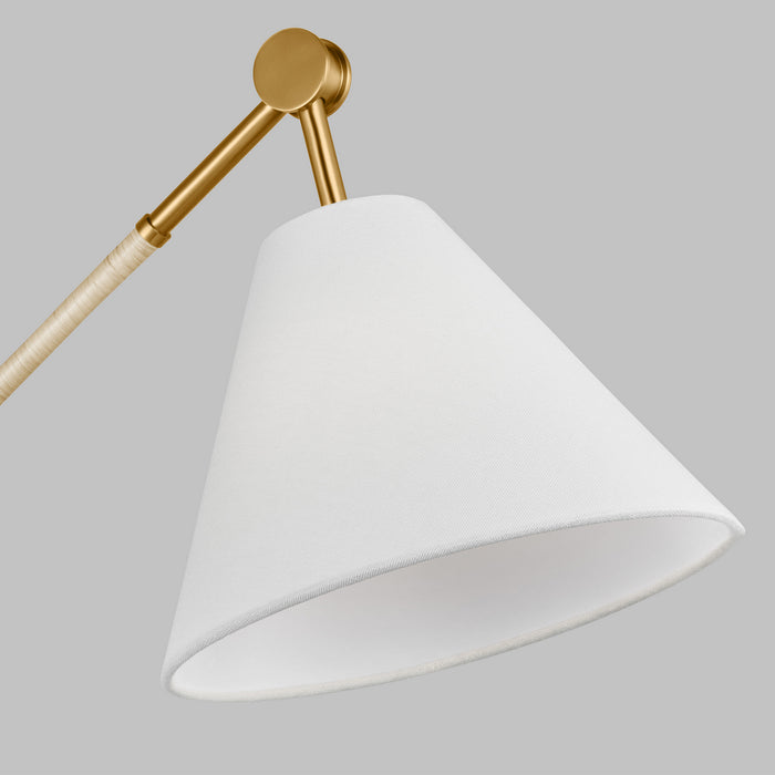 Visual Comfort Studio AET1041BBS1 One Light Table Lamp, Burnished Brass