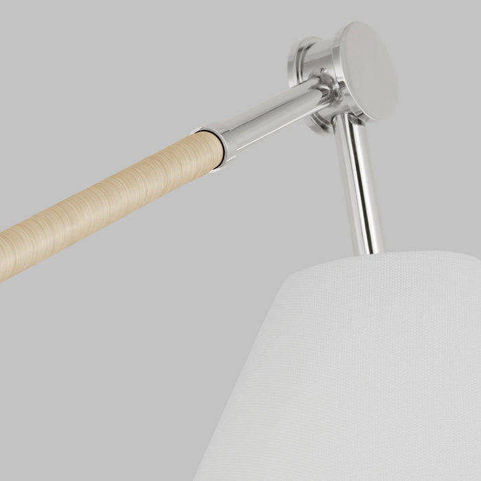 Visual Comfort Studio AET1041PN1 One Light Table Lamp, Polished Nickel