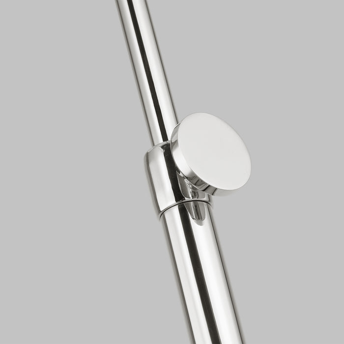 Visual Comfort Studio AET1051PN1 One Light Table Lamp, Polished Nickel