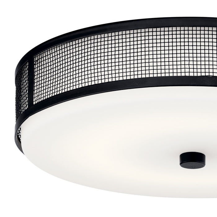 Kichler 42379BKLEDR LED Flush Mount, Black