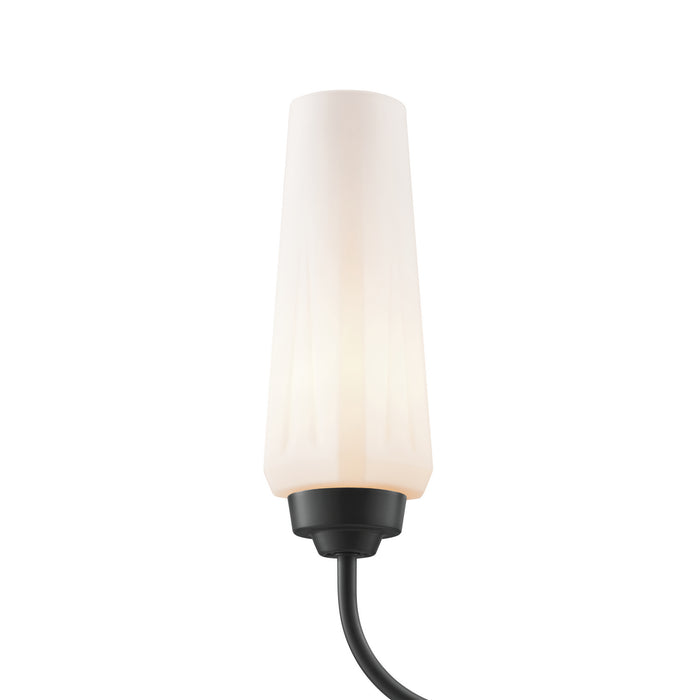 Kichler 52480BK Six Light Chandelier, Black