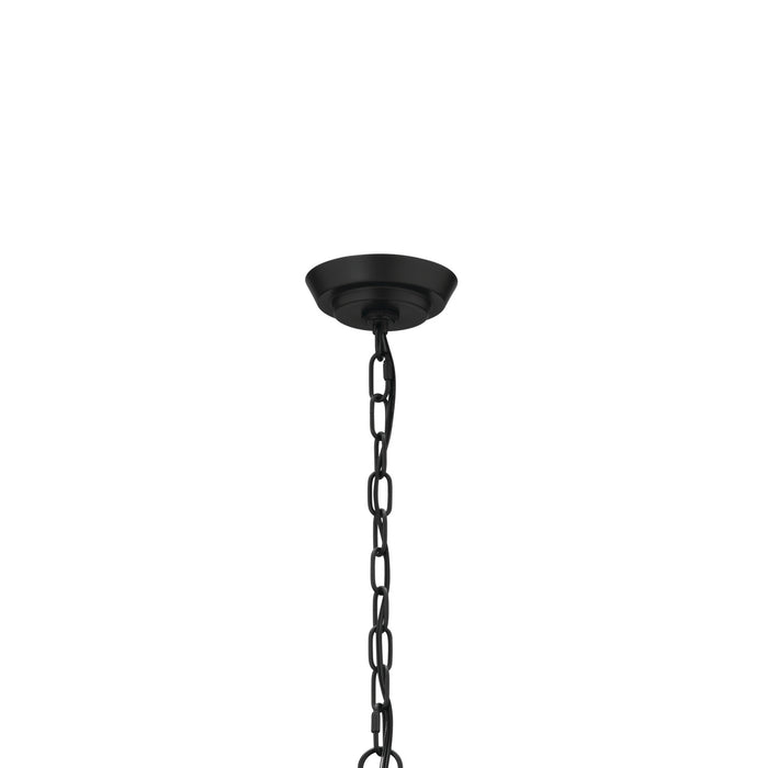 Kichler 52481BK Nine Light Chandelier, Black