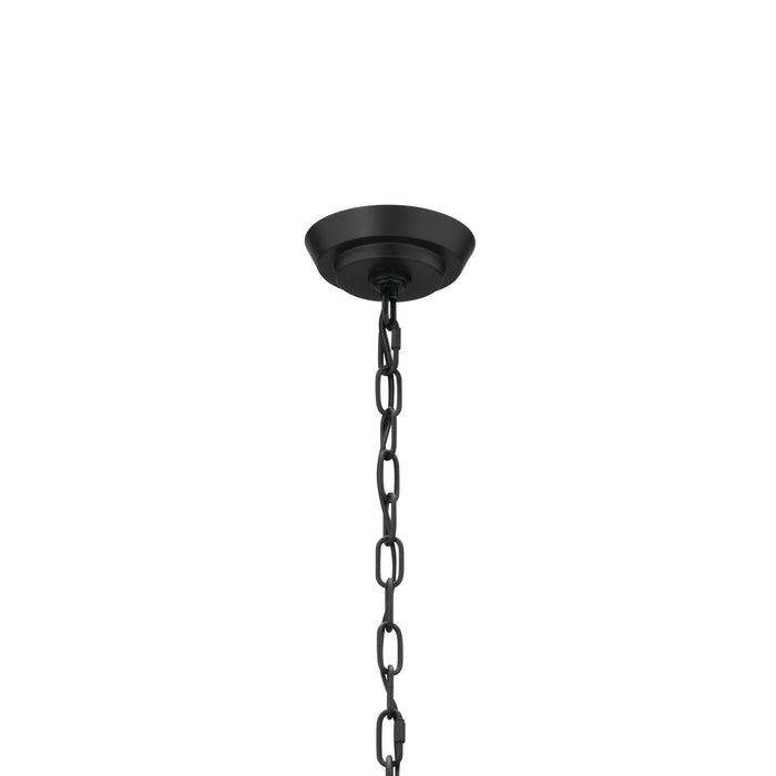 Kichler 52482BK Nine Light Chandelier, Black