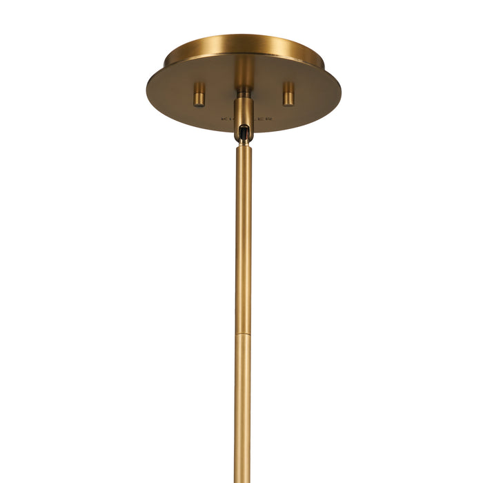 Kichler 44171BK Three Light Pendant, Black