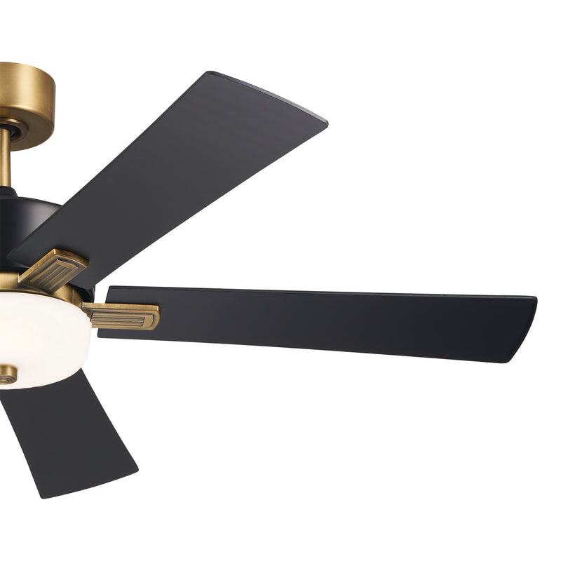 Kichler 300395SBK 56" Ceiling Fan, Satin Black