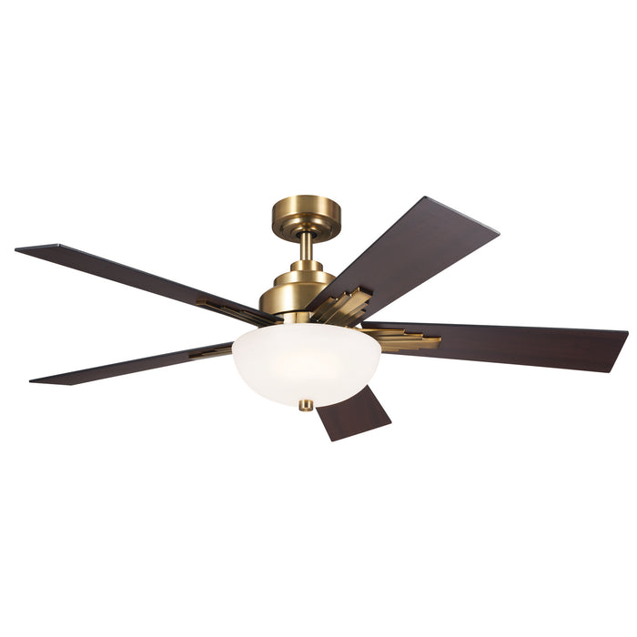 Kichler 300345BNB 52" Ceiling Fan, Brushed Natural Brass