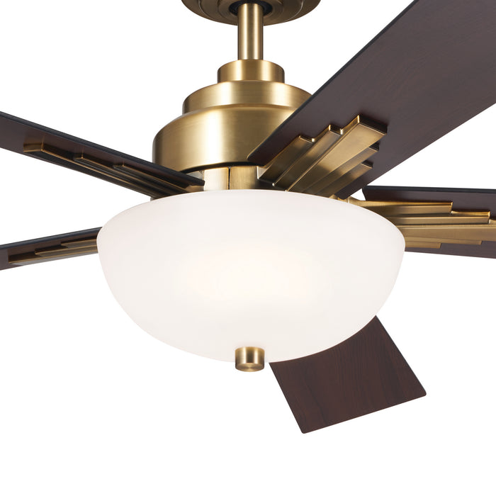 Kichler 300345BNB 52" Ceiling Fan, Brushed Natural Brass
